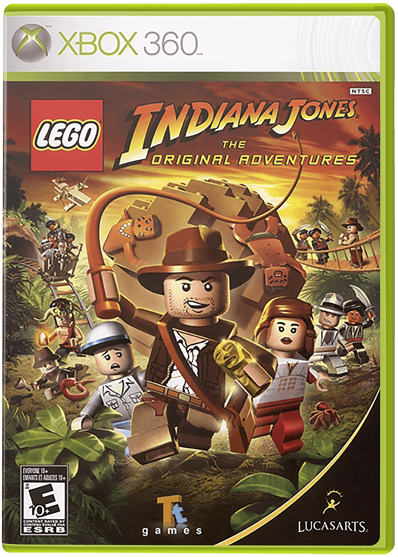 LEGO Indiana Jones and Kung Fu Panda Combo box art for Xbox 360